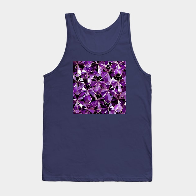 Purple Amethysts Tank Top by etherElric